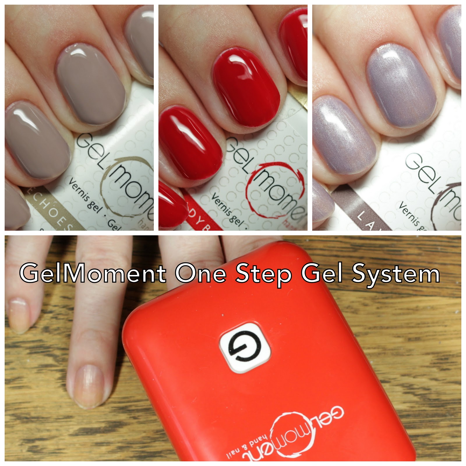 The Polished Hippy: GelMoment One Step Gel System and LED Lamp Review,  Demonstration, and Swatches