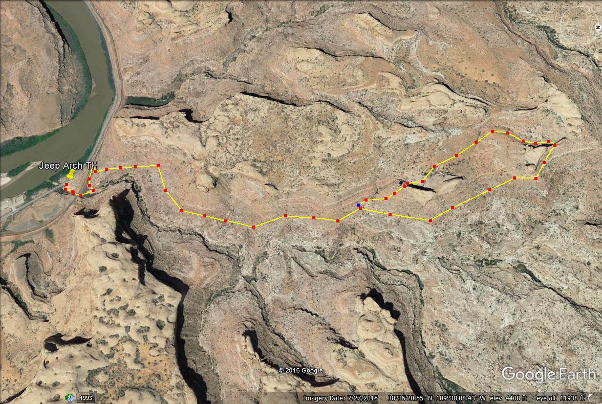 Hiking to Jeep Arch Moab Girl -