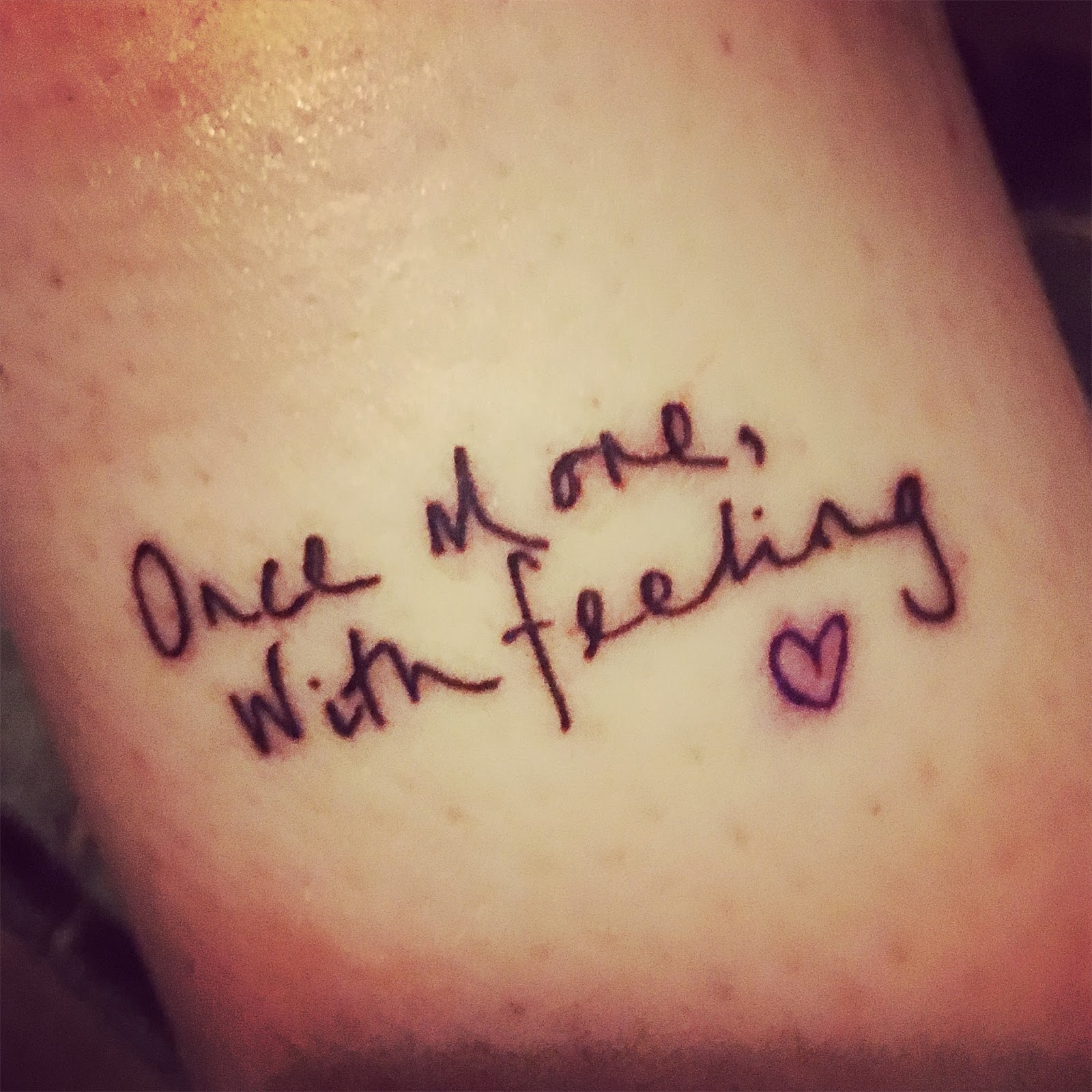 A Quirky Kook: Tattoo You: Once More, With Feeling