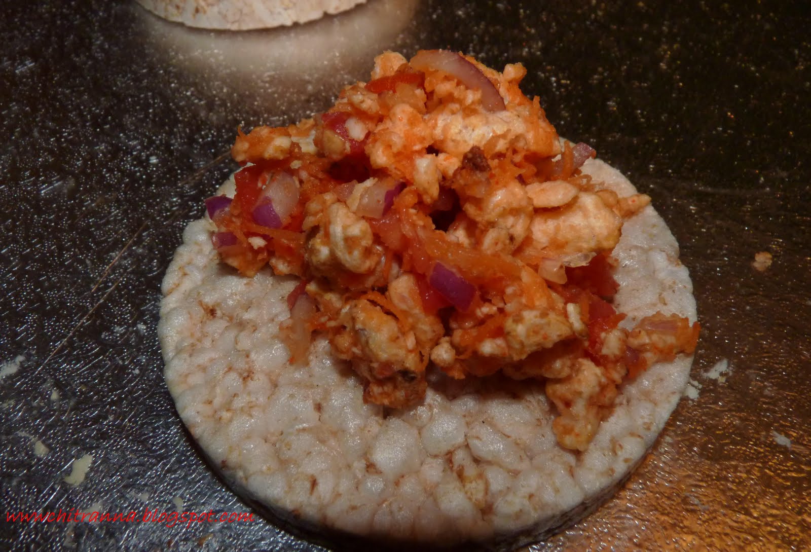 Chitranna Rice cake chaat