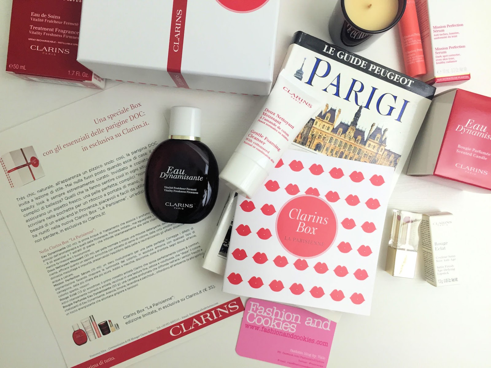 Clarins box La Parisienne on Fashion and Cookies beauty blog, beauty blogger