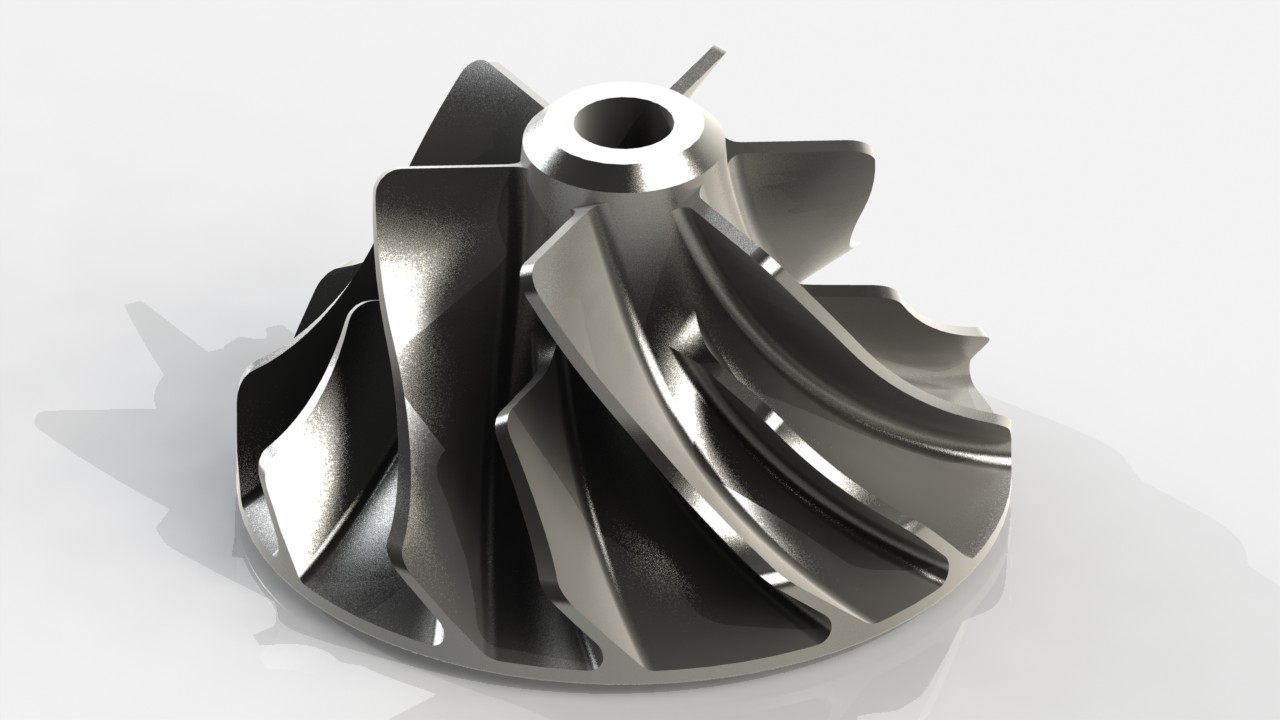 Mechanical Machine Design Turbine Rotor