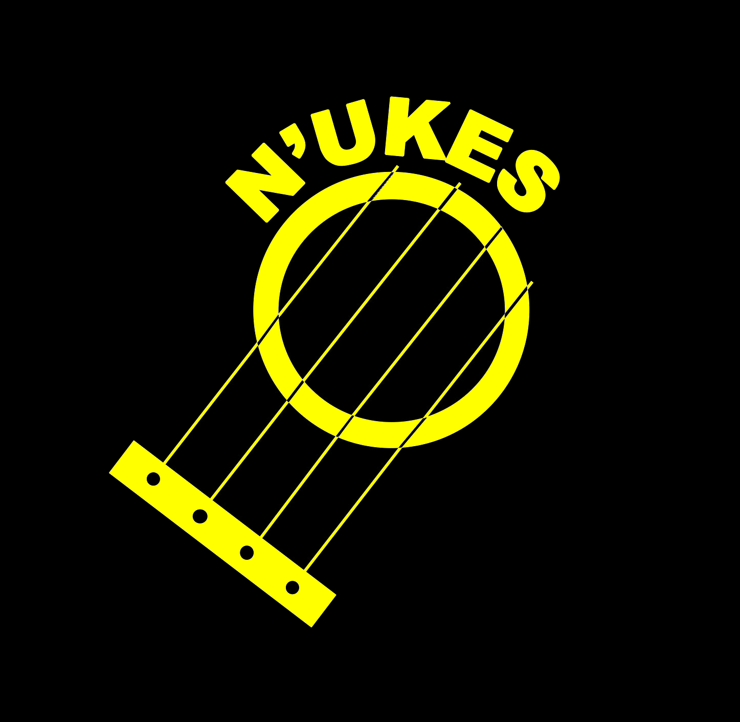 Ukes Not Nukes - Ukulele For Men Women Hawaiian Musician Banjo