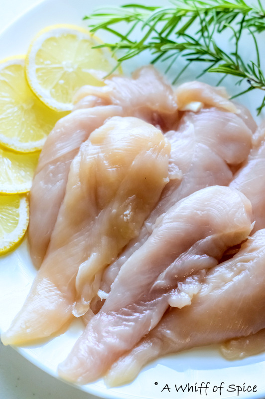 Lemon Rosemary Chicken Tenders