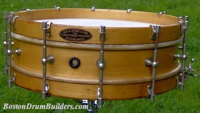 Mid 1920s George B. Stone & Son Separate Tension Orchestra Drum