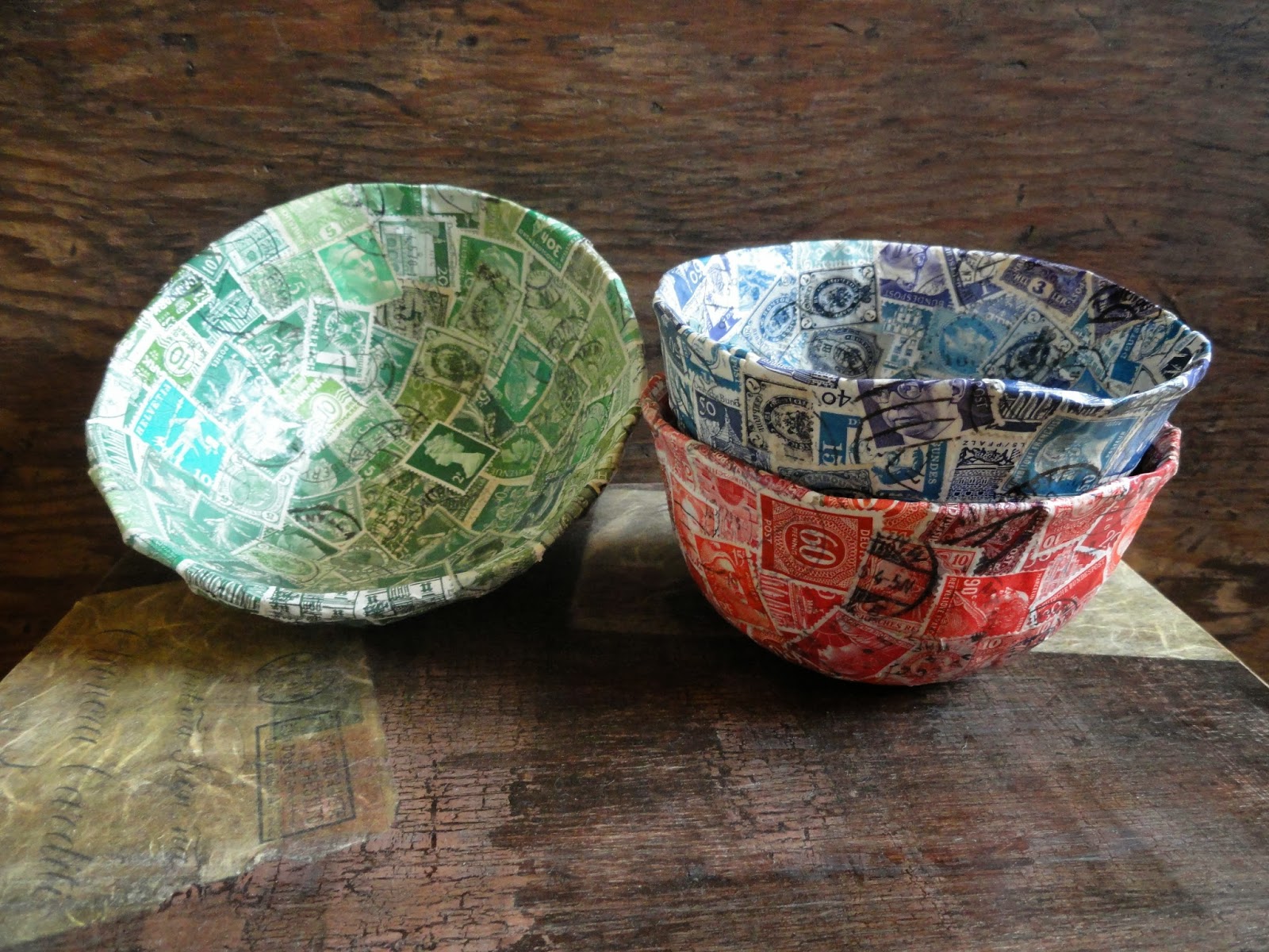 oh la la Papierowe miseczki Paper mache bowls