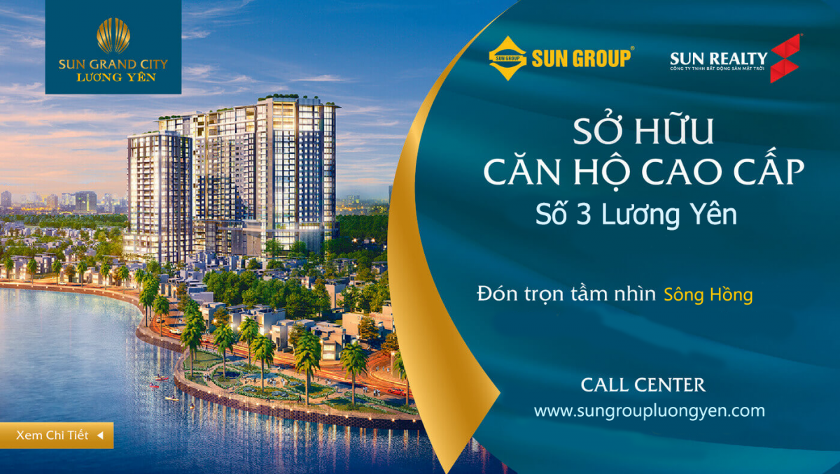 Chung cư Sun Grand City Lương Yên Chung cư Sun Grand City Lương Yên