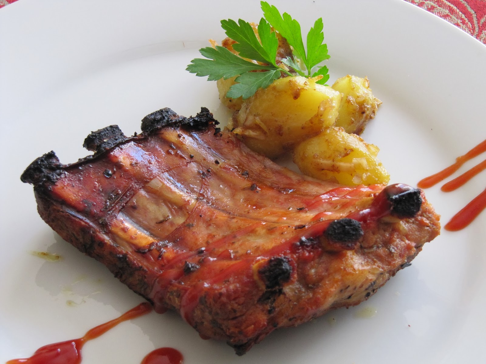 Costillas De Cerdo Al Horno A Baja Temperatura Menús para impresionar: Costillas adobadas al horno