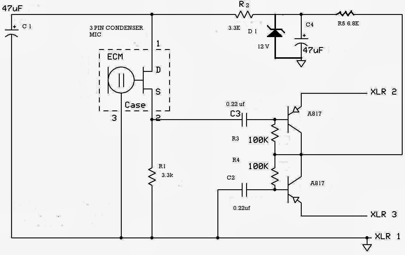 Wiring Diagram For Condenser Microphone - 88 Wiring Diagram