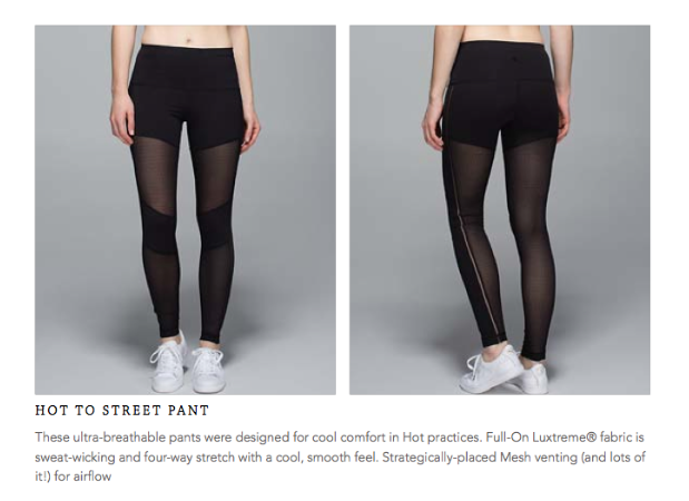 lululemon hot to street pant