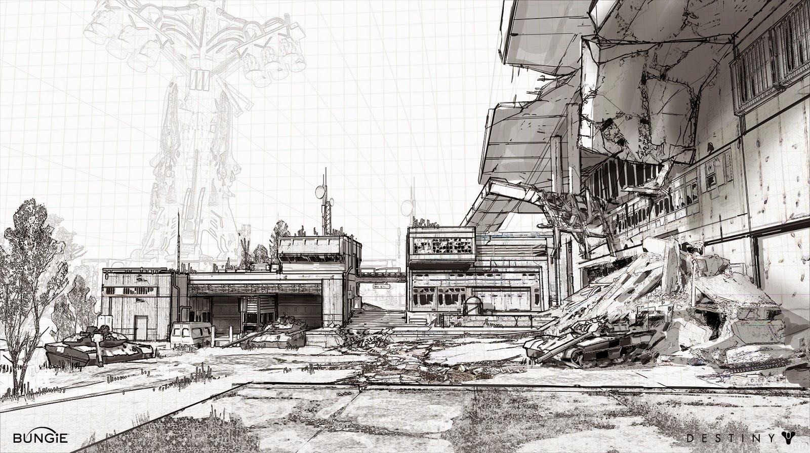 Как рисовать концепт арт окружения