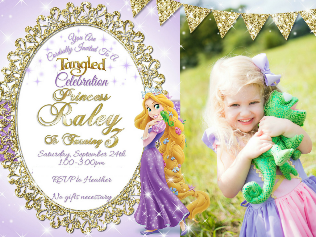 Raley S Rapunzel 3rd Birthday Party Poppy Grace
