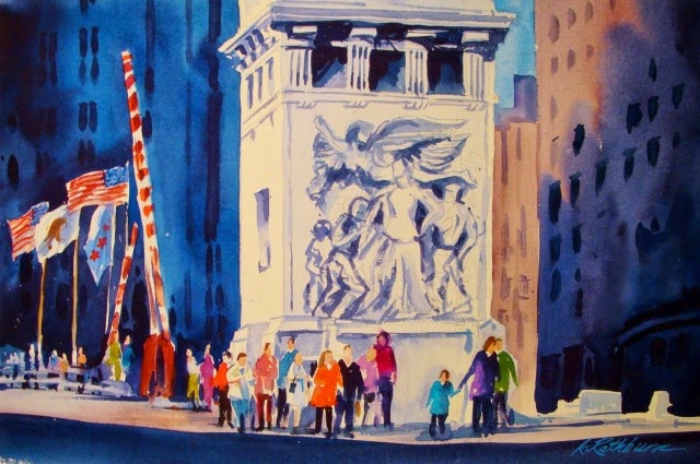 Художница-акварелист. Kathy Los-Rathburn