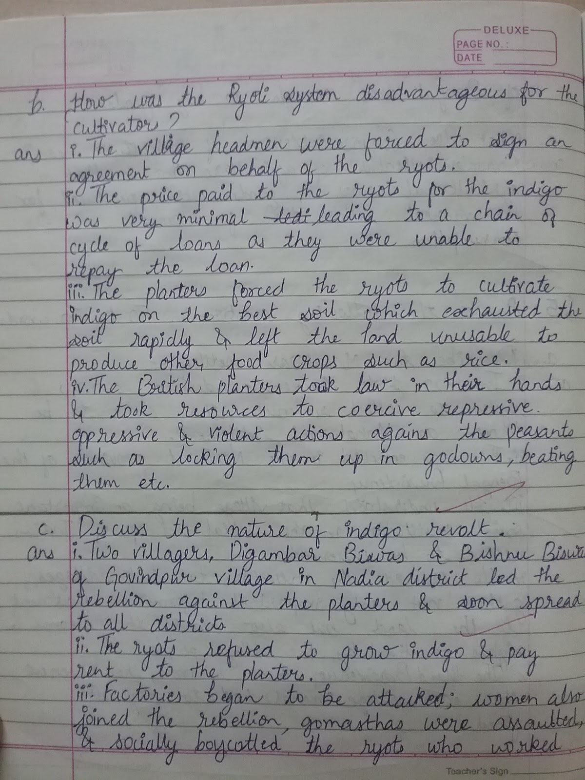 Grade-8 History Chp- 3 Agrarian Policies of the British Nb