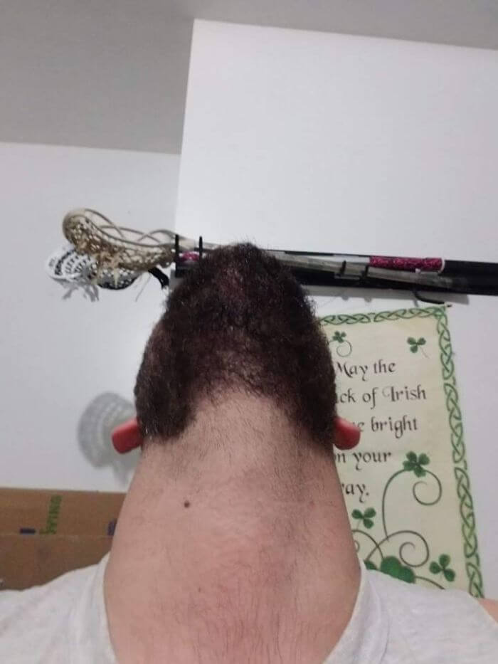 20 Disturbingly Funny Pictures Of Bearded Guys Looking Straight Up