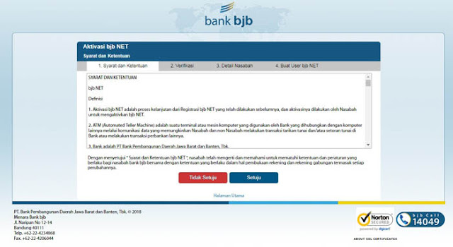aktivasi internet banking bjb