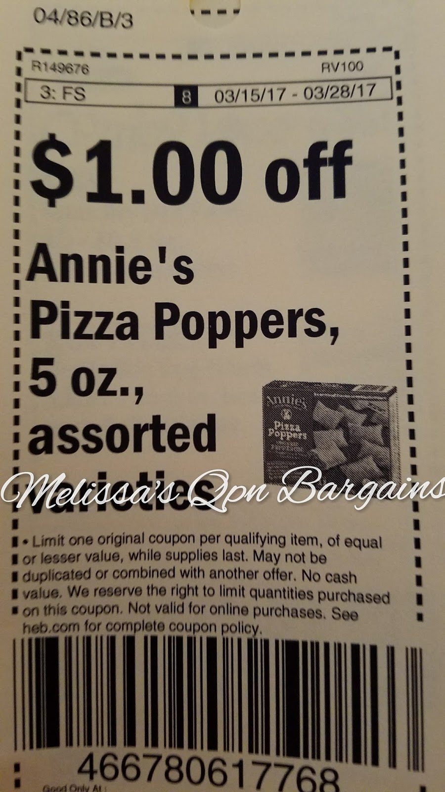 Melissa's Coupon Bargains
