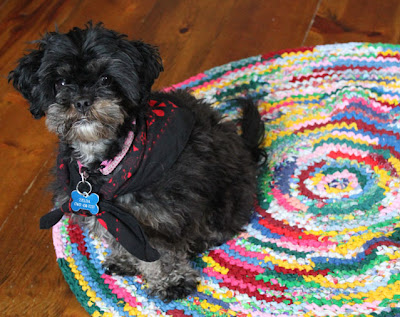 Crocheted Round Rag Rug