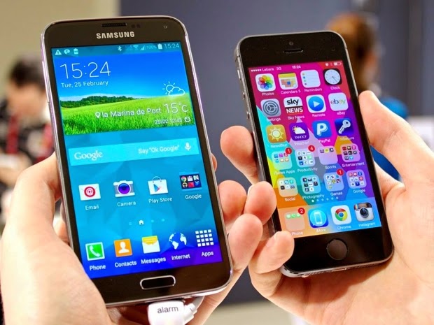 Galaxy S6 و آيفون 6 يتنافسان في تجربة جديدة (فيديو) 