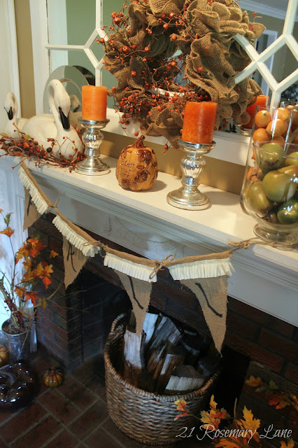 21 Rosemary Lane: Quick and Easy Fall Banner