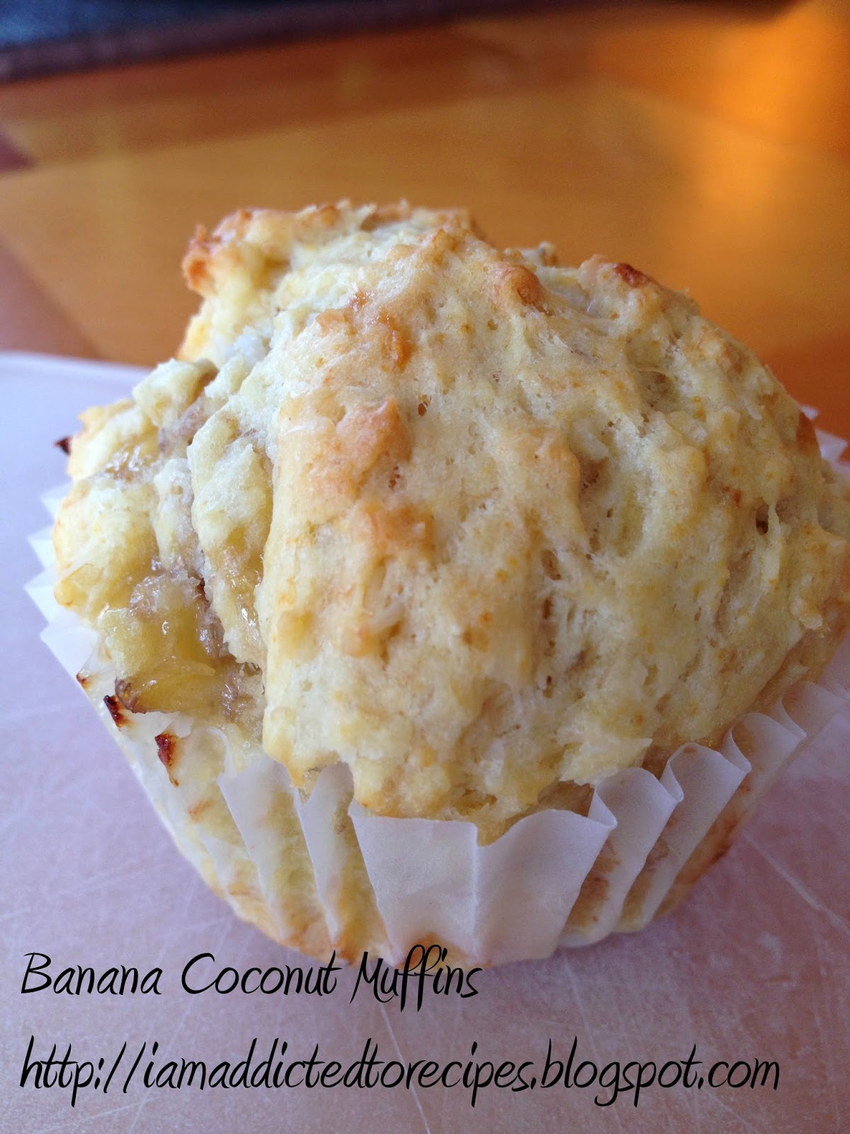 Banana Coconut Muffins | Addicted to Recipes