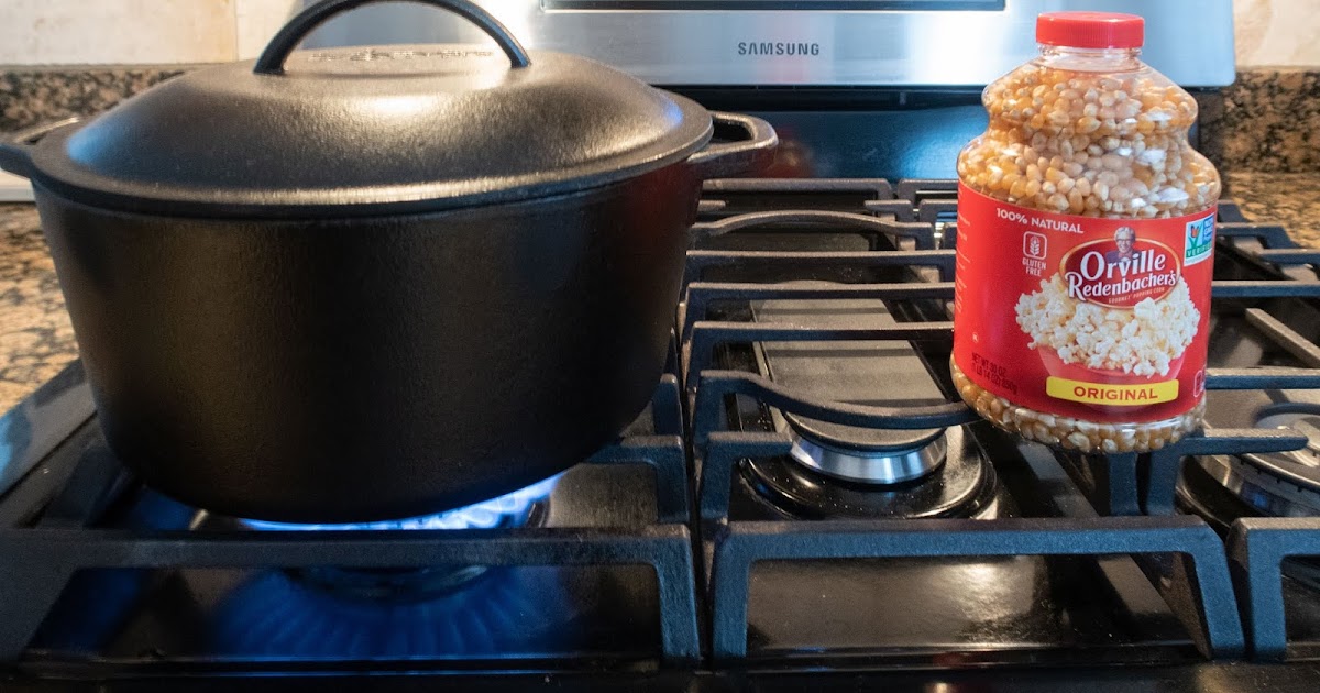 Russ' Culinary Adventures Cast Iron Popcorn Orville Redenbacher