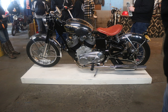 royal enfield bobber at the one moto show number 9