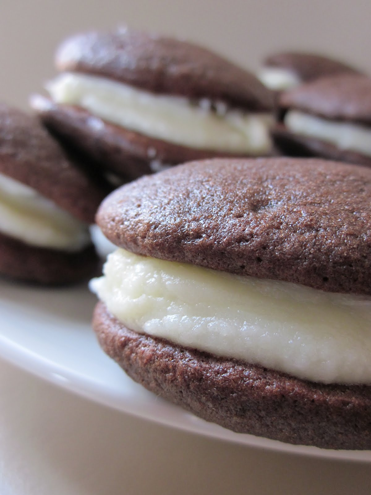 The Canadian Baker Whoopie Pies with Cream Cheese Filling