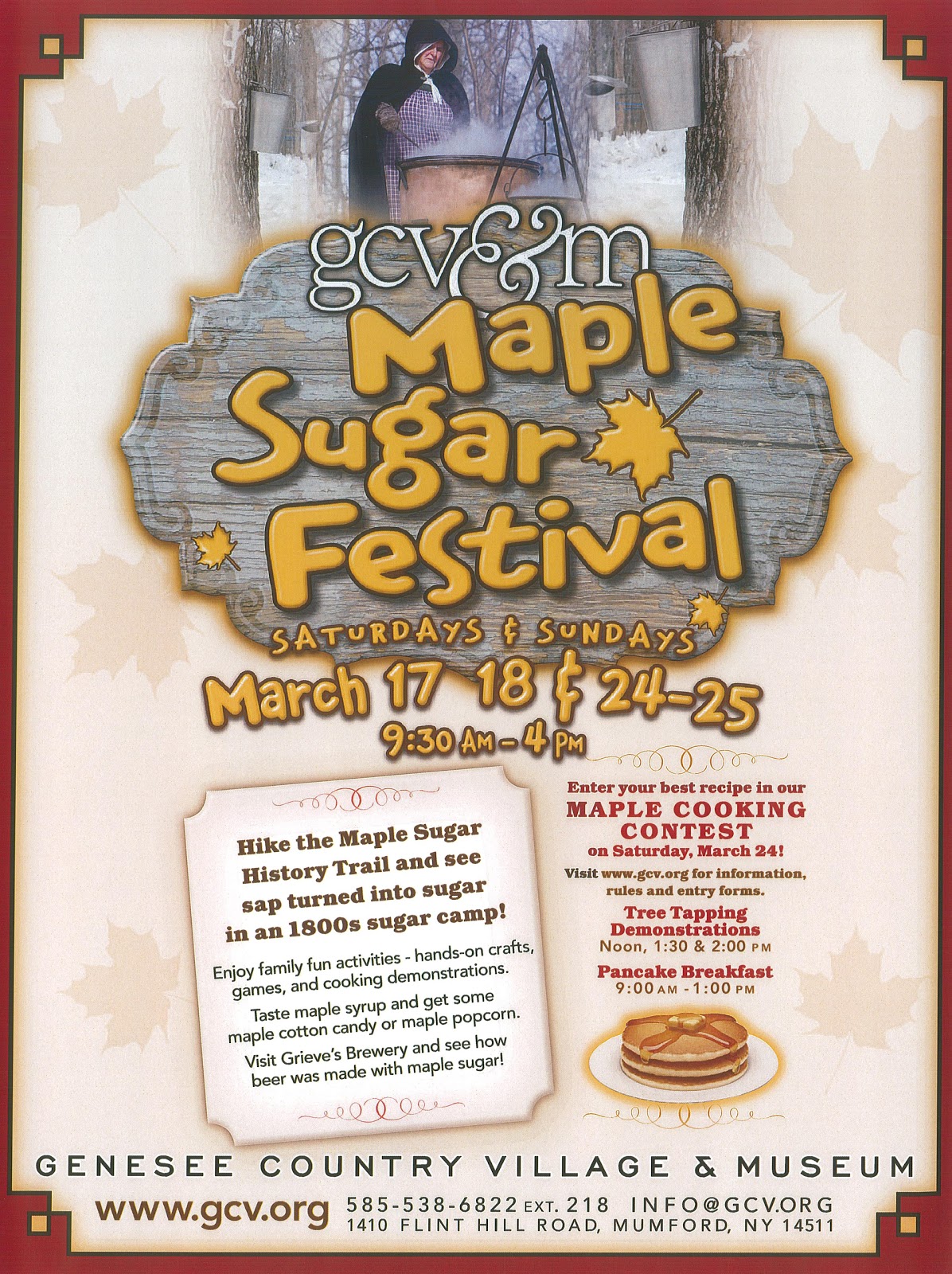 Genesee Country Village & Museum Maple Sugaring
