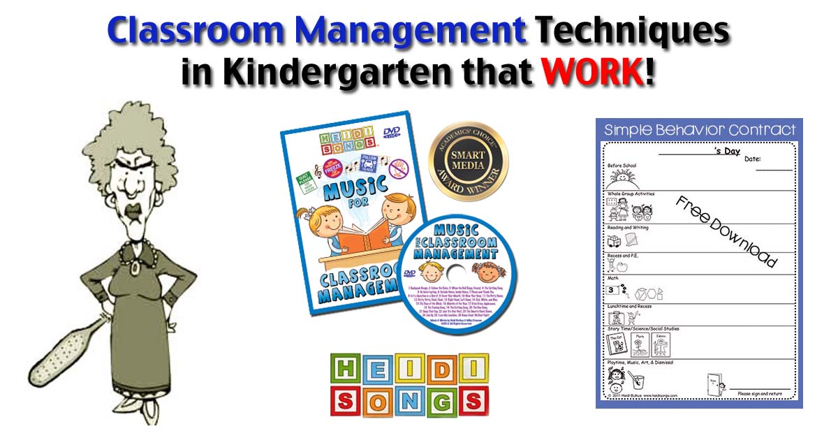 Classroom Management Techniques in Kindergarten that WORK!