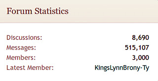 UK of Equestria screenshot showing 3,000 members