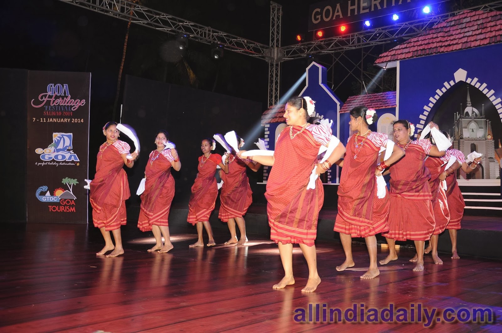 Kunbi dance is a fast and elegant dance by a group of women dancers.