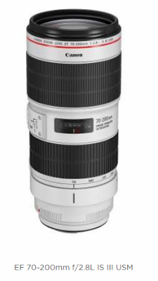 Canon EF 70-200MM F/2.8L IS III USM Lens