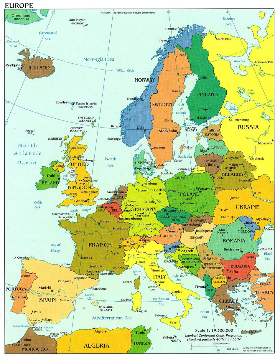 Good News Travel Map Of Europe