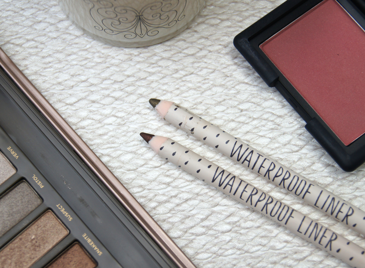 topshop waterproof eyeliner pencil review swatches