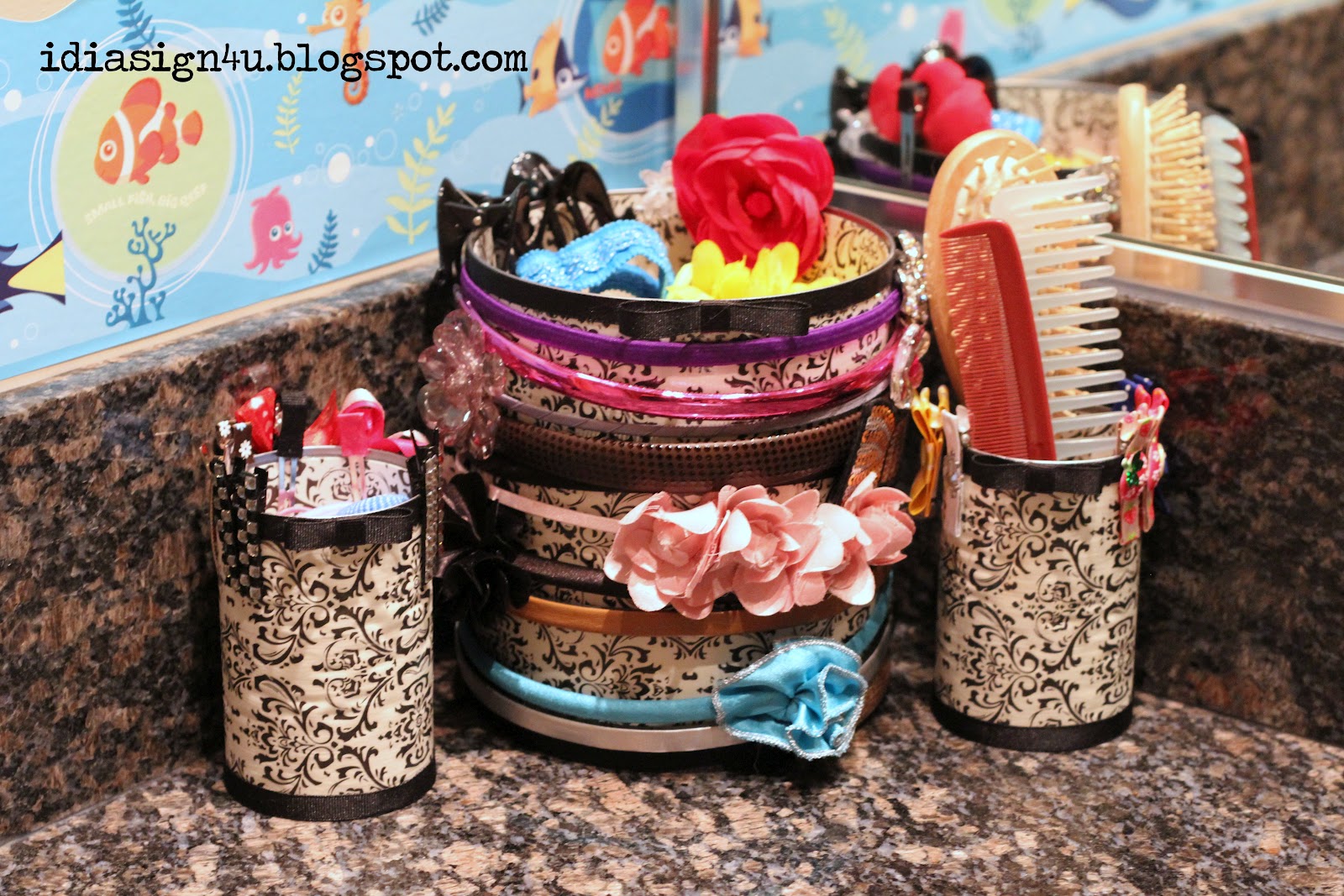 I Love Doing All Things Crafty DIY Hair Accessory Station for