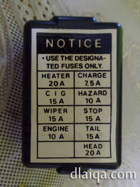 Letak Sekring Power Window Kijang Lgx