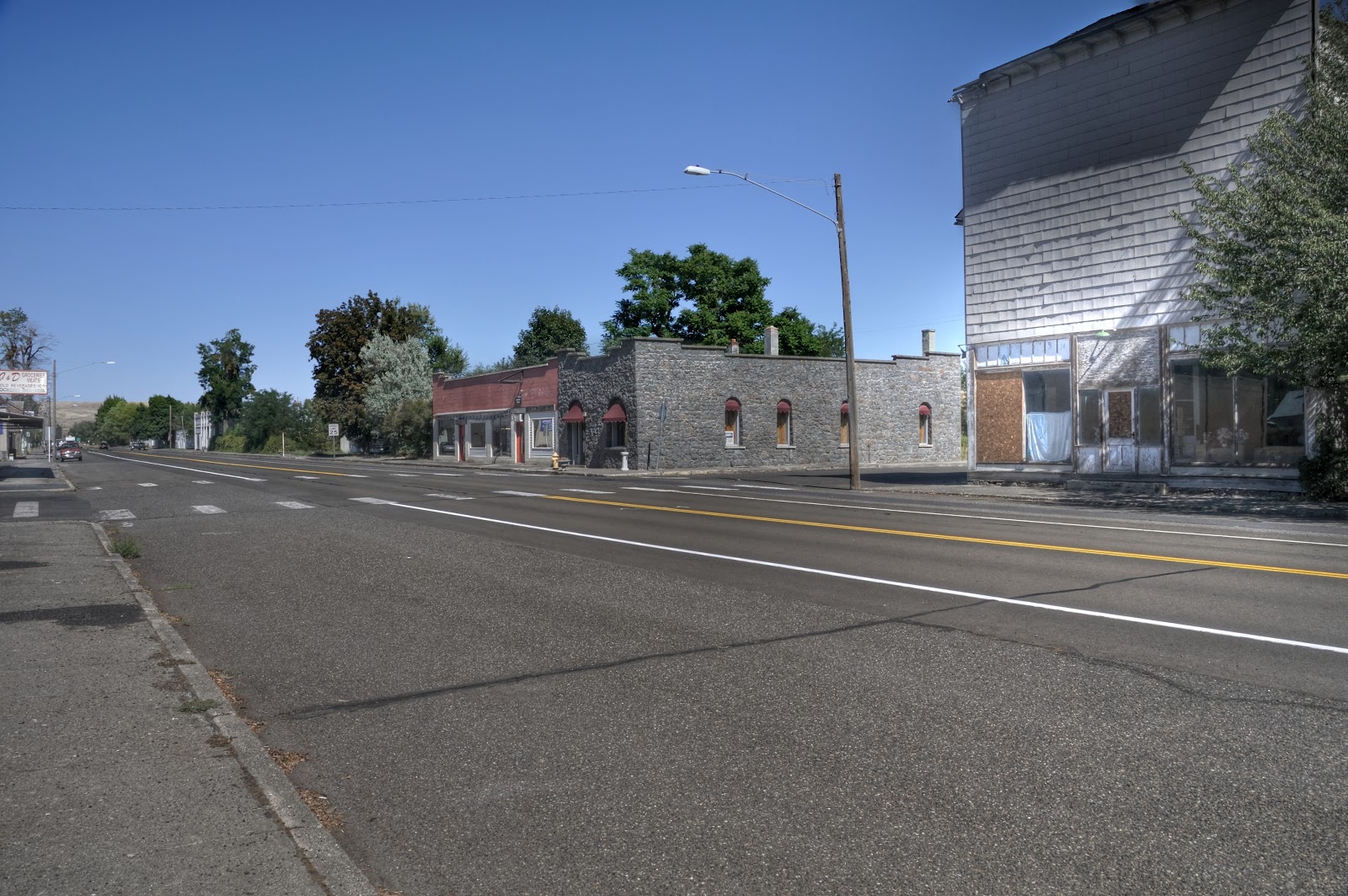 This Life in Ruins The some what quiet town of Washtucna