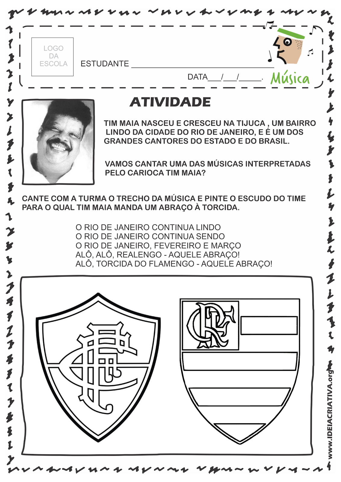 Apostila com Atividades em Comemoração aos 450 Anos do Rio de Janeiro