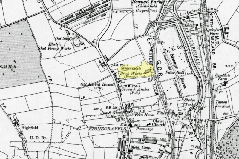 East Midlands Named Bricks Chesterfield & Staveley Brickworks