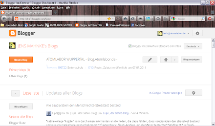 Mein neues Google Blogs Dashboard ist da aka Nicht nur Wordpress sondern auch Google Blogs ( Blogger) hat ein Update erfahren.
