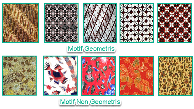 Motif Geometris dan Nongeometri
