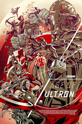 San Diego Comic-Con 2015 Exclusive Marvel's Avengers: Age of Ultron Variant Screen Print by Martin Ansin