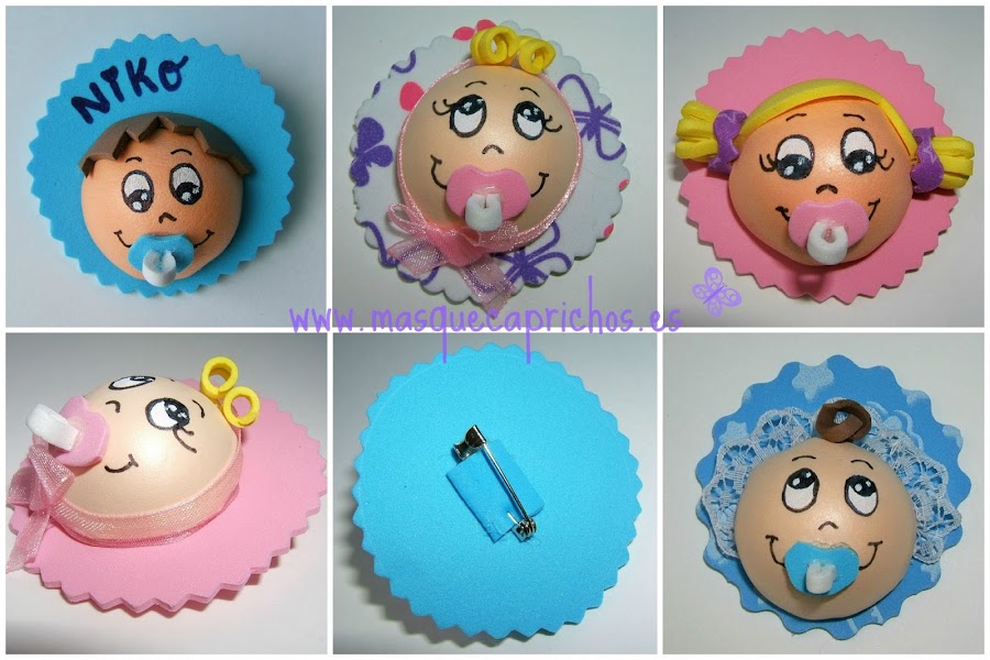 broche para detalle de bautizo