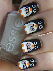 nail animal penguin nails penguins tutorial designs favorite try child adventuresinacetone opi thursday crafts paint wants arts acetone adventures break