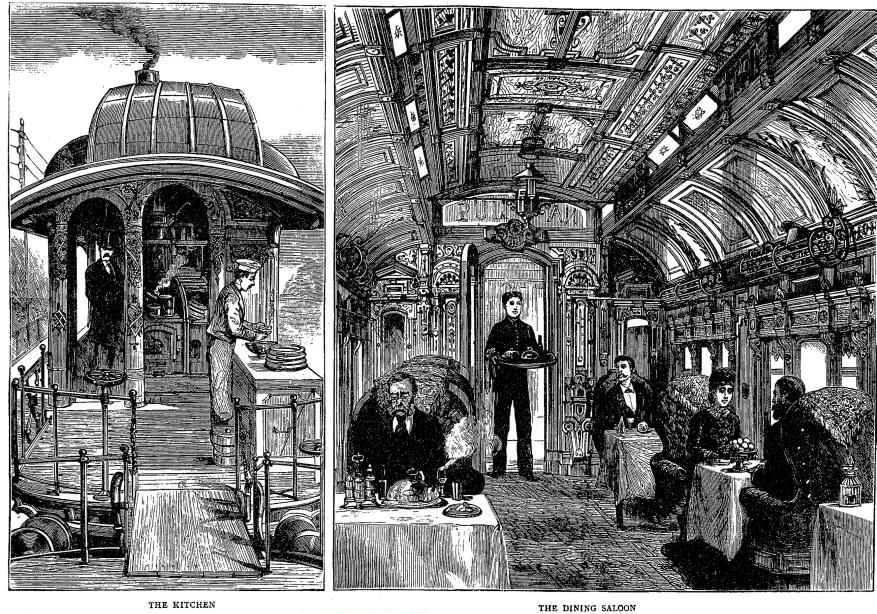 Turnip Rail's Waiting Room Britain's first Dining Car 1879