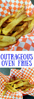 Outrageous Oven Fries will leave them begging for more! Perfect as a side dish to any cookout! Slice of Southern
