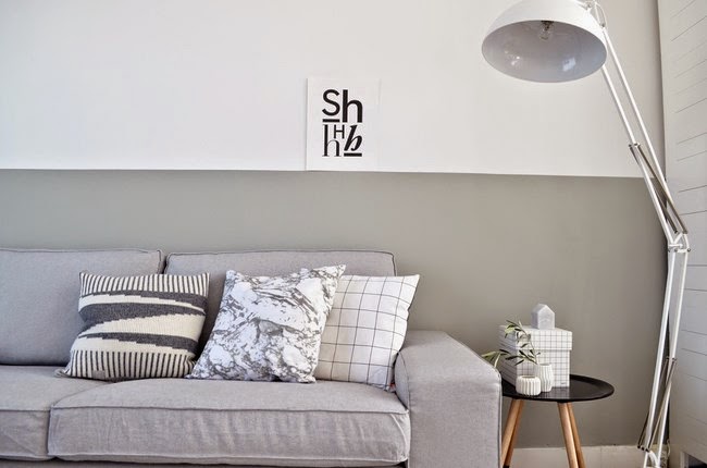 Elegancia y estilo de decorar en gris y blanco | Decoración