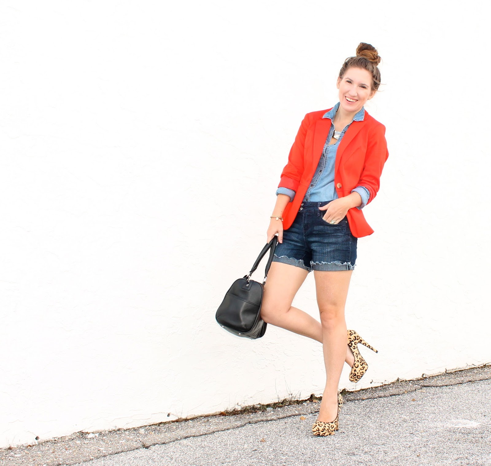 shoes to wear with denim shorts