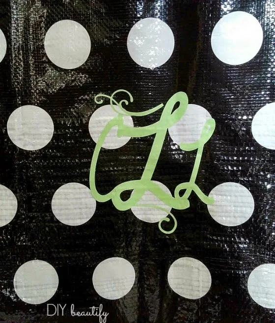 Personalize a Dollar Store Shopping Bag DIY Beautify Creating